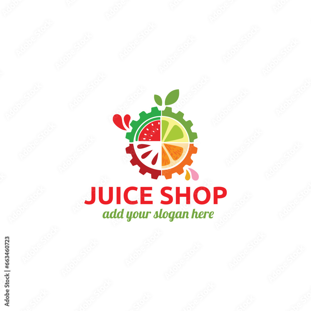 fruits juice dessert shop logo design vector fruits juice dessert shop logo design vector