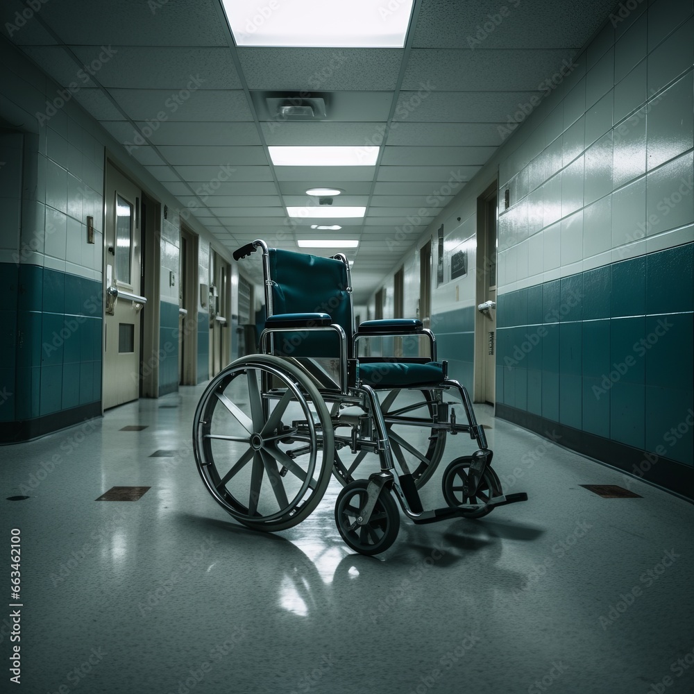 Wheelchair at the hospital Wheelchair at the hospital