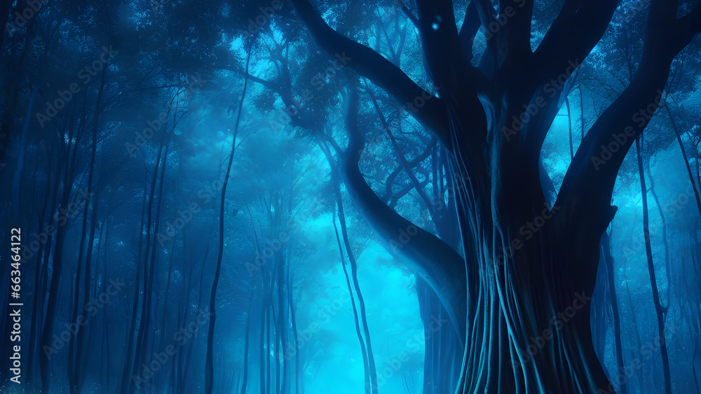 Obraz premium Art of giant tree in the forest