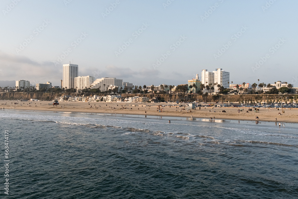 Naklejka premium spiaggia venice beach 