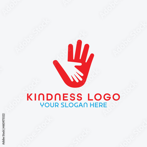 kindness unity and helping logo design vector © awaisi