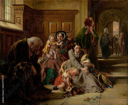 Fotografie Waiting for the Verdict Abraham Solomon (British, 1823 - 1862)