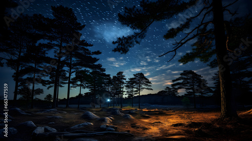 forest on the night © Alper