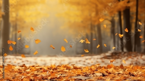 Colorful Autumn Foliage and Scenic Backgrounds
