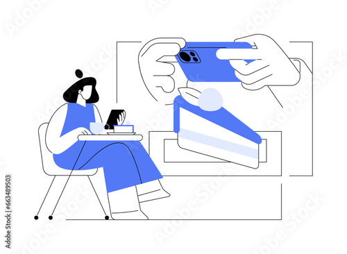Favorite dessert isolated cartoon vector illustrations.