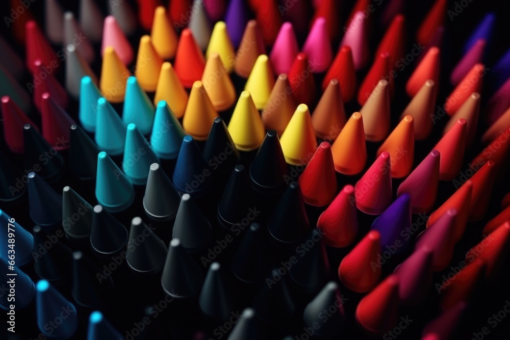 A vibrant collection of crayon sticks in various colors. Perfect for creative projects and educational materials. A vibrant collection of crayon sticks in various colors. Perfect for creative projects and educational materials.
