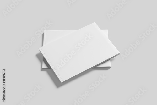 BLANK A4 LANDSCAPE MAGAZINE MOCKUP