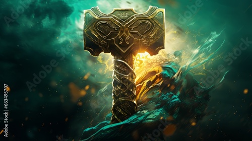Mjölnir - thor´s hammer from the norse mythology
 photo