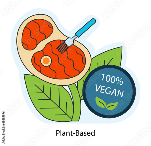 World vegan day. Go vegan. Meat substitutes, meatless product.