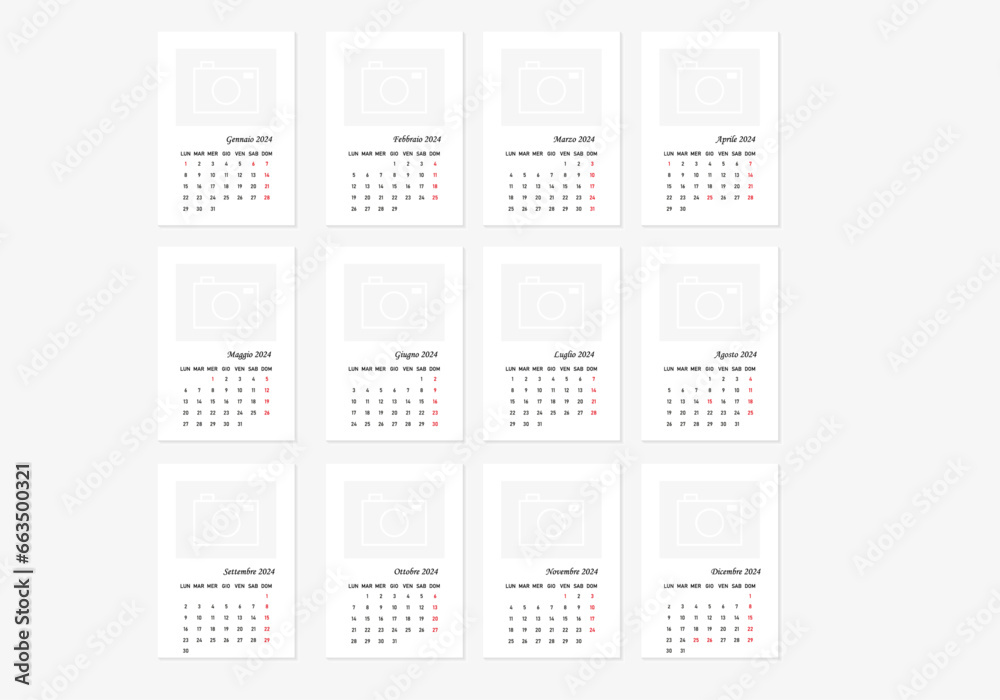 2024-calendar-minimalist-on-italian-language-with-italian-holidays
