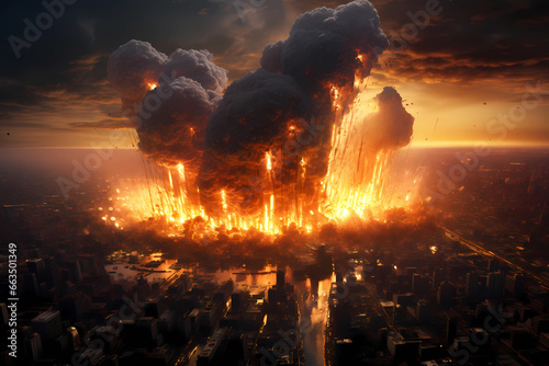 apocalipse fim do mundo explosão nuclear photo
