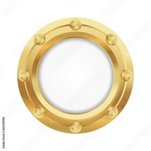 Premium Plate Gold Metal Decorative