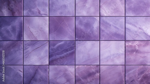 Pattern of Marble Tiles in purple Colors. Top View