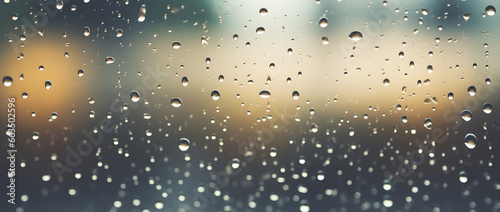 rain on window photo