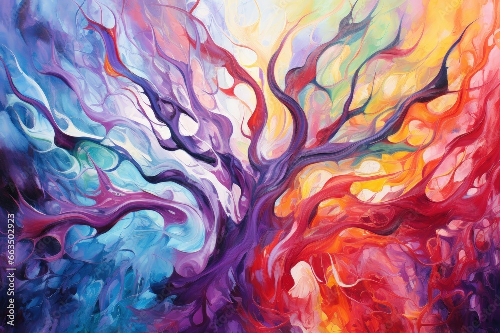 Elemental chaos spirits, embodying the unpredictable forces of nature - Generative AI Elemental chaos spirits, embodying the unpredictable forces of nature - Generative AI