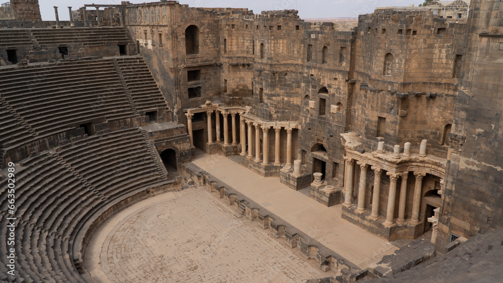 Roman Theatre at Bosra. Syria