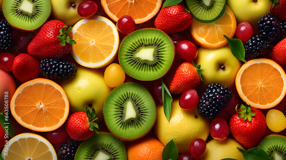 beautifully decorated fruit in front of a black surface beautifully decorated fruit in front of a black surface