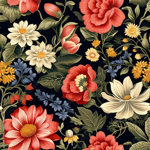 Colonial Florals Pattern