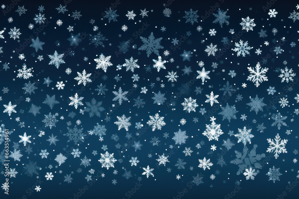 a white snowflake background
