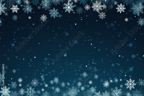 an image of blue snowflakes