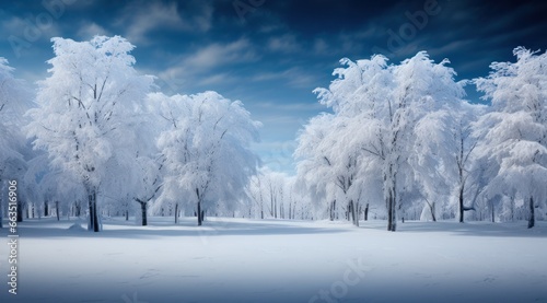 snow and trees on a winter landscape nys satsam photo
