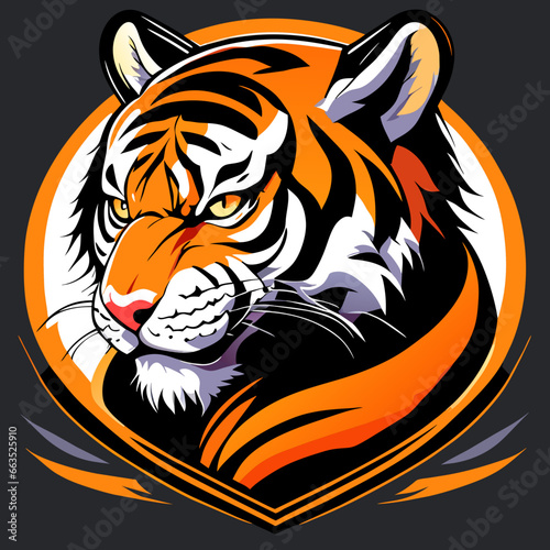 Fototapeta Naklejka Na Ścianę i Meble -  tiger logo