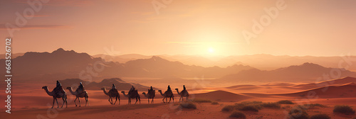 A Bedouin Tribe Travels By Camel Across the Sahara Desert