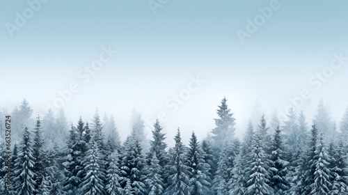 winter wallpaper with snow covered trees