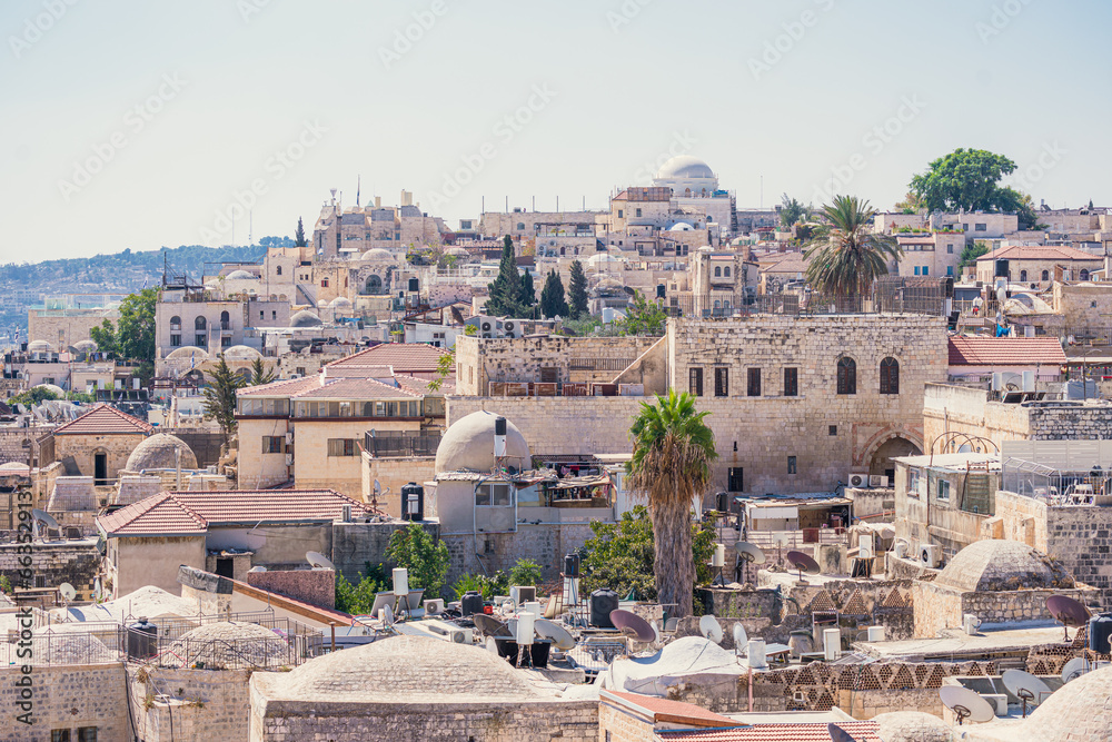 View of the Jewish Quarter in Jerusalem Old City