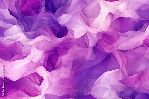 Abstract purple pattern shapes with creative geometric illustration in marble style and gradient. Generative AI