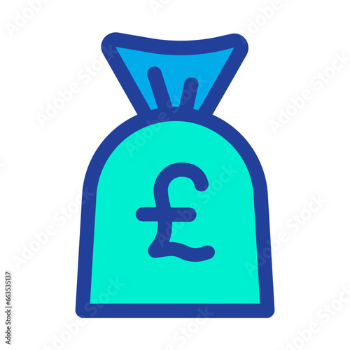 Lineal color Pound Bag icon