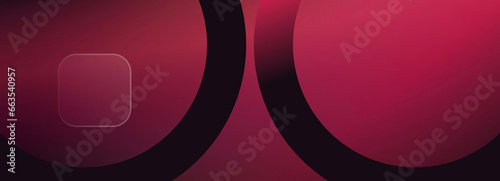 Viva magenta circle background. Magenta or maroon and glassmorphism style. Mock up composition with empty space. Great for wallpapers, banners, templates, luxury invitations, voucher background.