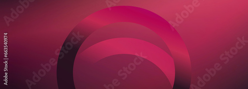 Viva magenta circle background. Magenta or maroon and glassmorphism style. Mock up composition with empty space. Great for wallpapers, banners, templates, luxury invitations, voucher background.