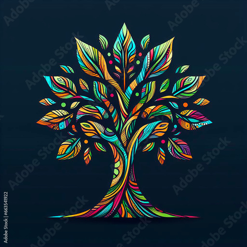 Abstract Tree Icon