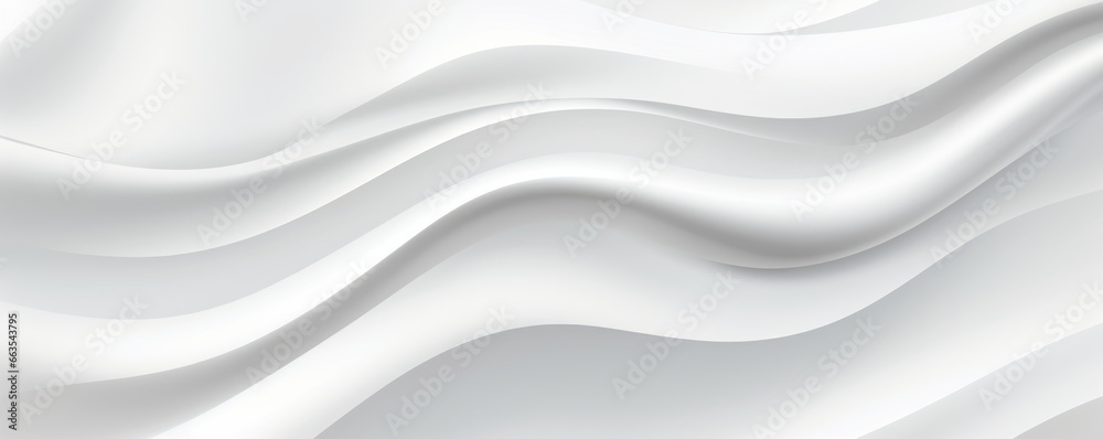 white abstract modern background design. use for poster, template on web. seamless subtle white glossy soft abstract wavy embossed texture isolated on white color background