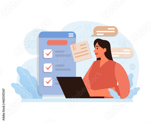 Public opinion polling. Female character participation in an online