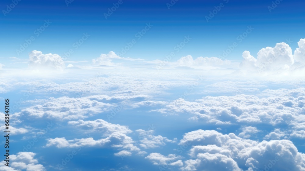 capturing the stunning aerial view of clouds over a deep blue ocean generative ai capturing the stunning aerial view of clouds over a deep blue ocean generative ai