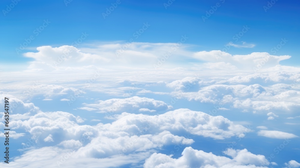 capturing the stunning aerial view of clouds over a deep blue ocean generative ai capturing the stunning aerial view of clouds over a deep blue ocean generative ai