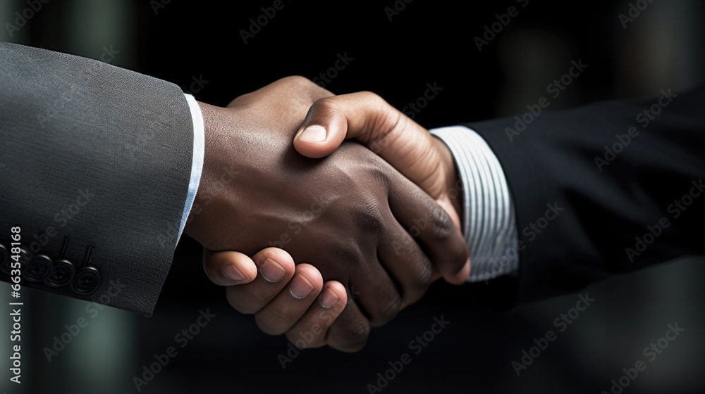 a handshake between business partners after reaching a successful agreement generative ai a handshake between business partners after reaching a successful agreement generative ai