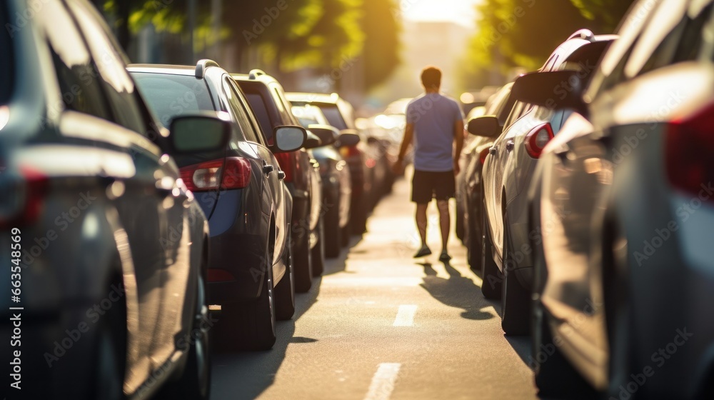 The problem of heavy vehicle traffic in the city The problem of heavy vehicle traffic in the city