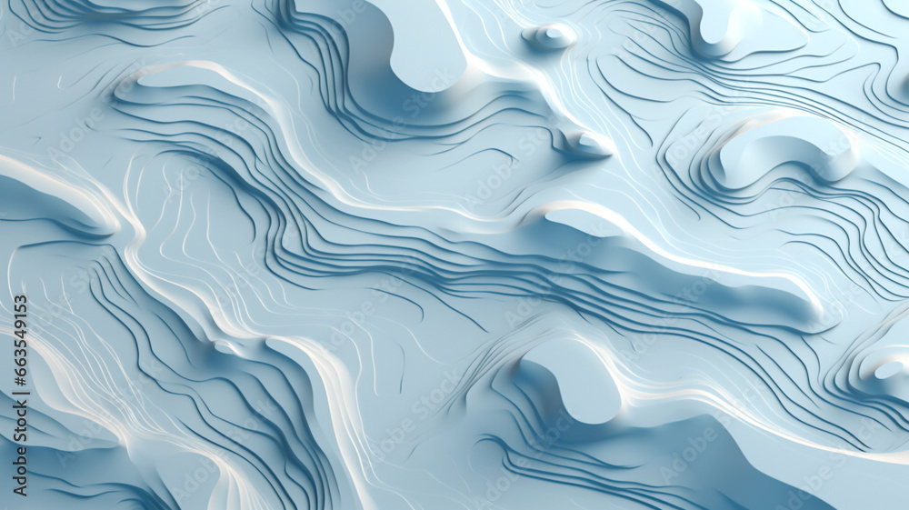 Fototapeta premium Abstract 3D topography background