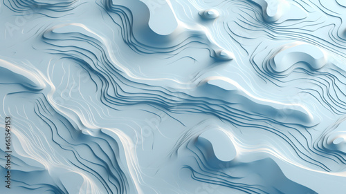 Abstract 3D topography background