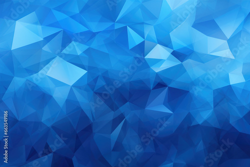 blue Abstract triangle geometry pattern background © Badass Prodigy