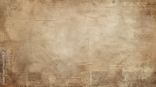 Grunge newspaper paper vintage old-aged texture background