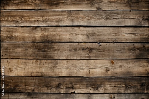 Weathered wooden wall and floor siding with texture. Generative AI