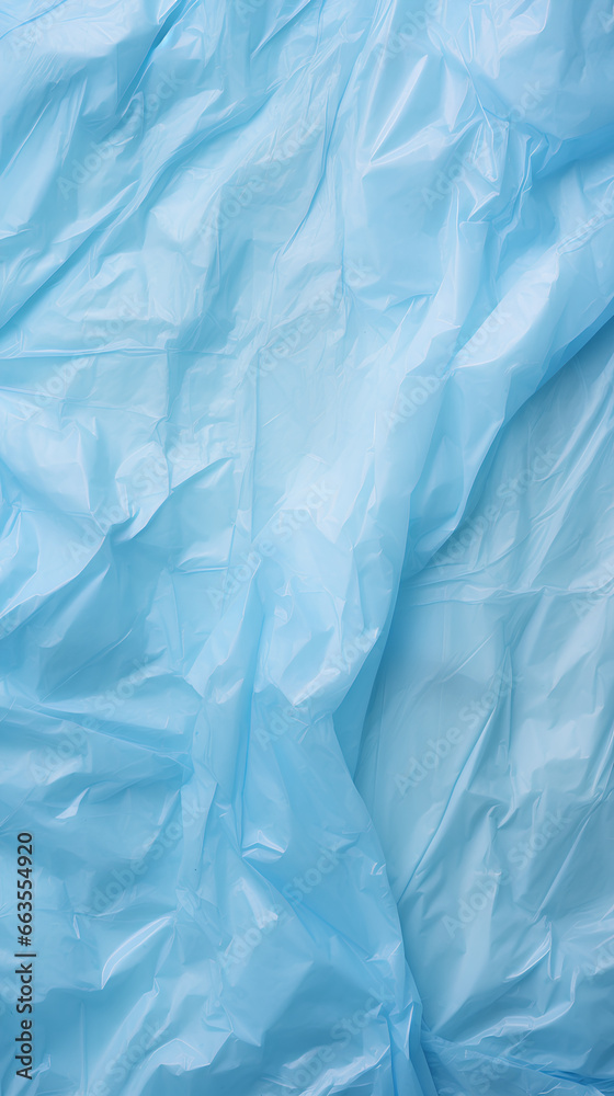 custom made wallpaper toronto digitalWrinkled blue plastic texture. Concept of sustainability. Background.
