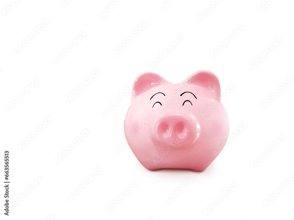 piggy bank Isolated on a white background