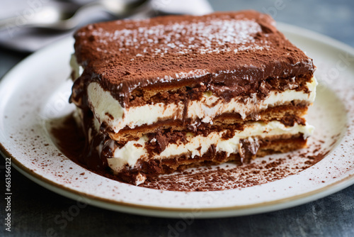A classic Italian dessert with layers of ladyfingers