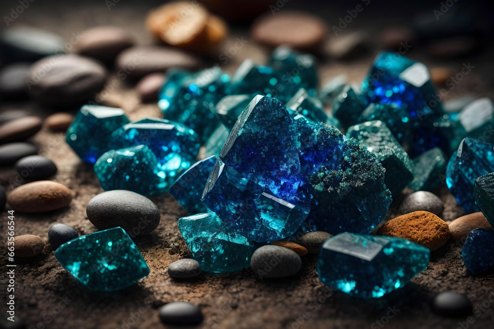 Azure Infinity: Unveiling the Deep Blue Mysteries of Azurite Azure Infinity: Unveiling the Deep Blue Mysteries of Azurite