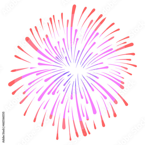 fireworks cartoon hand drawn